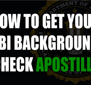 FBI Background Check Apostille