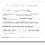 Bill of Sale